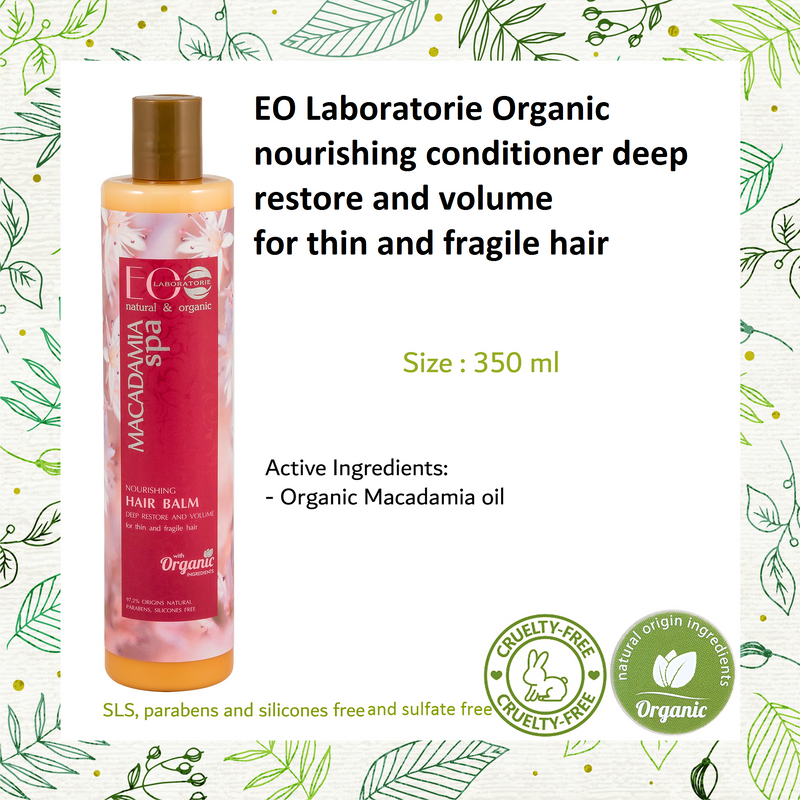 Macadamia Oil Nourishing Hair Conditioner for Thin & Fragile Hair