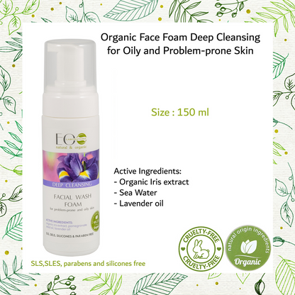 Deep Cleansing Facial Wash Foam for Problem-Prone & Oily Skin