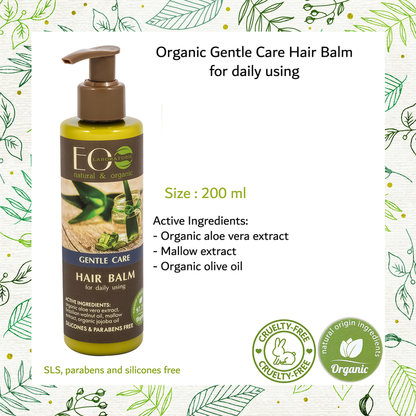Aloe Vera Gentle Care Hair Conditioner for Daily Using