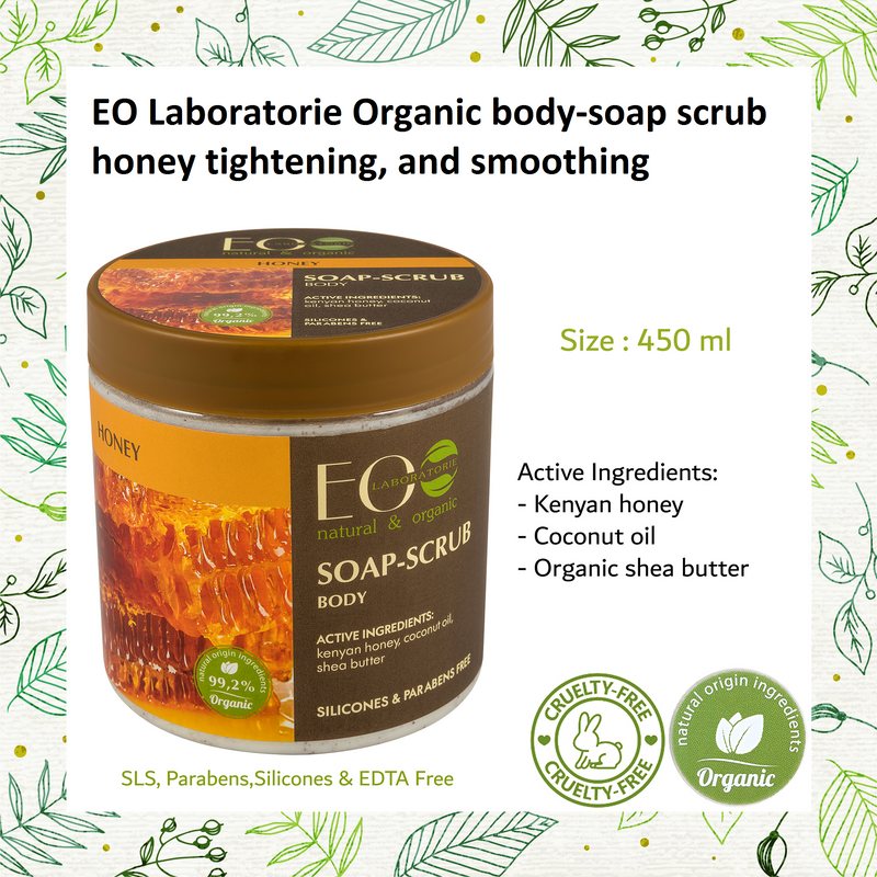 Honey Tightening & Smoothening Body Soap Scrub
