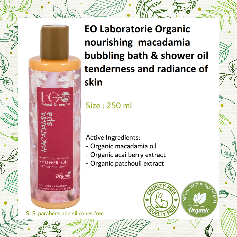 Macadamia Nourishing Foaming Bath & Shower Oil Softness & Shine of Skin