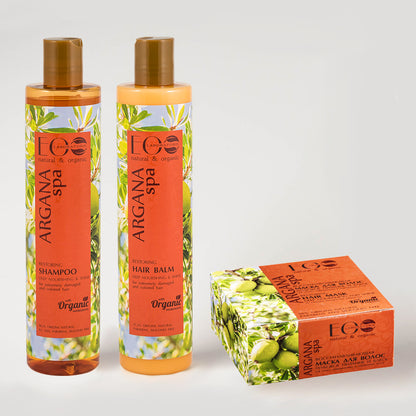 Argan Oil Hair Care Set Deep Nourishing & Shine for Extremely Damaged & Colored Hair