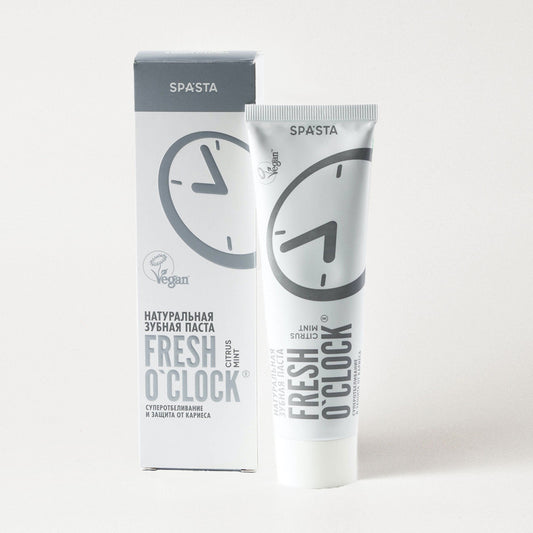 Fresh O'clock Toothpaste Citrus Mint For Super Whitening & Cavity Protection